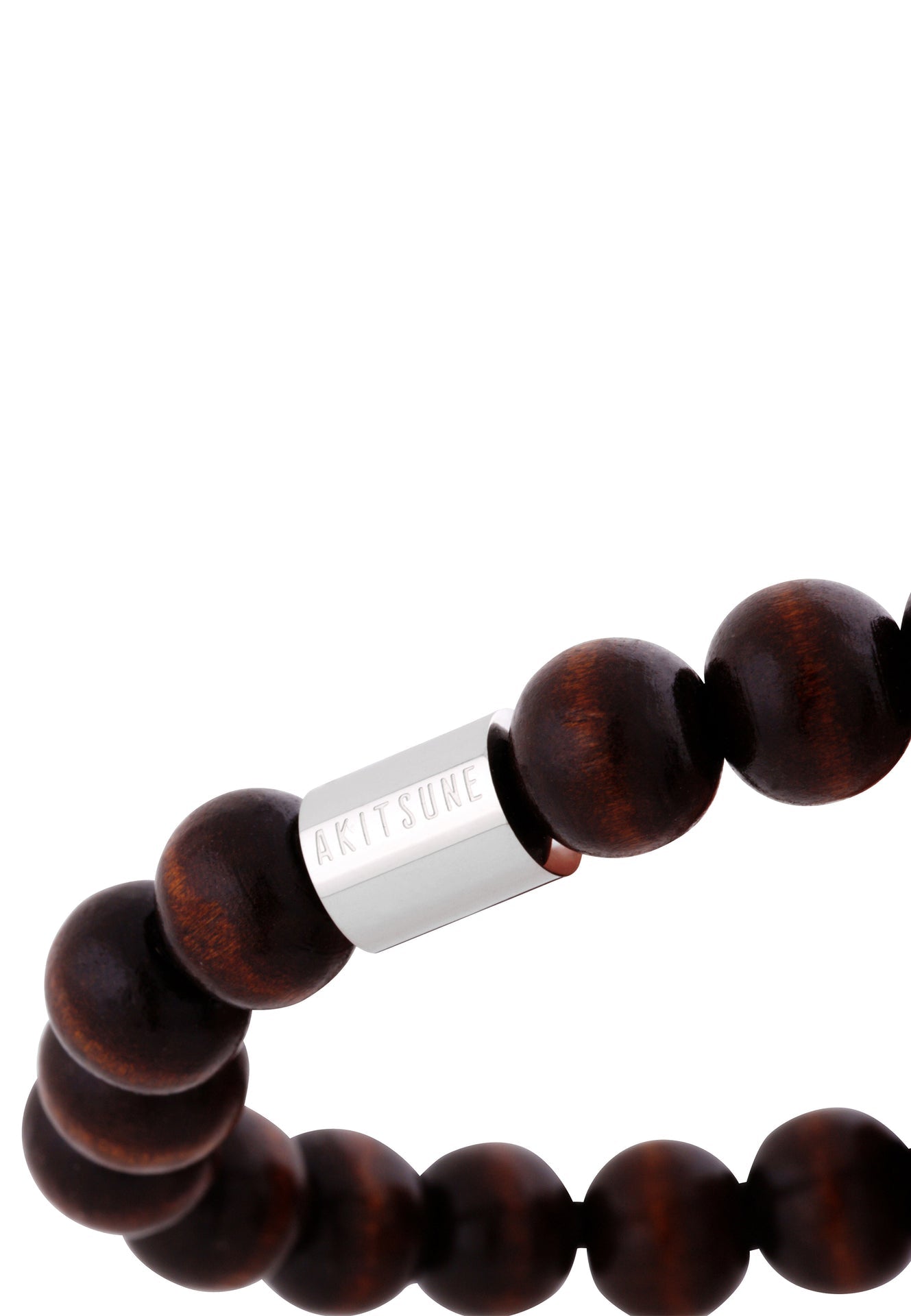 Artem-Wood-Bracelet-Silver-Brown-Detail
