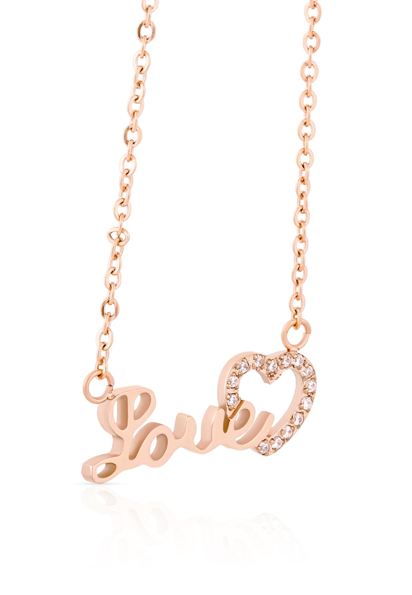 Love-Necklace-Rose-Gold-Side