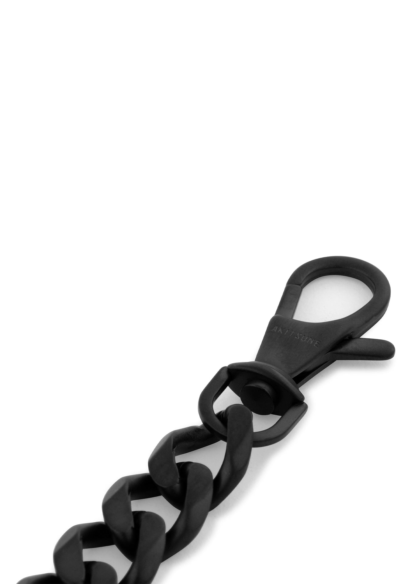Militium-Metal-Chain-Bracelet-Matte-Black-Clasp-Detail