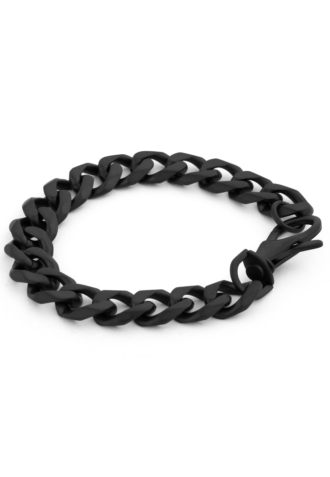 Militium-Metal-Chain-Bracelet-Matte-Black