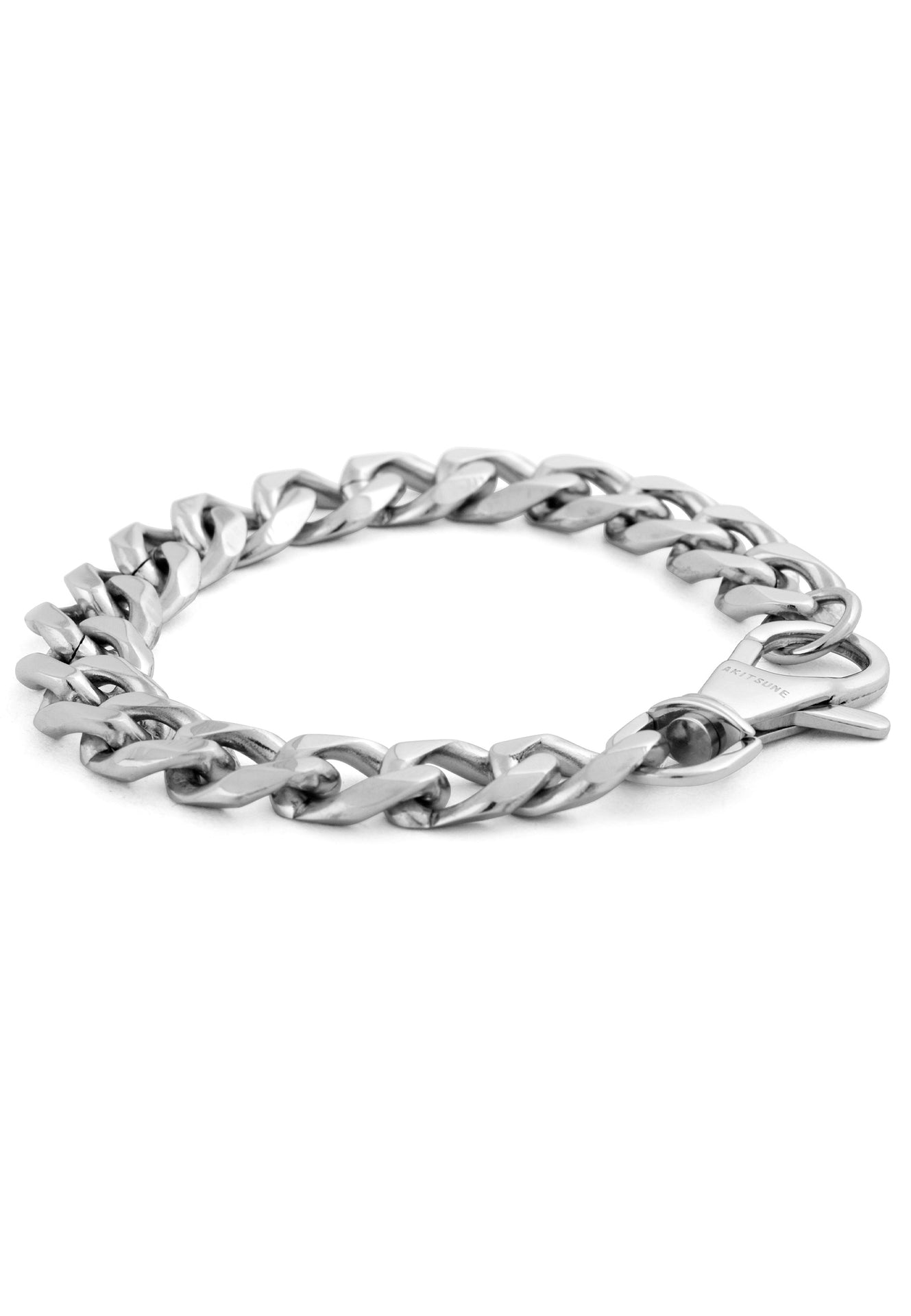 Militium-Metal-Chain-Bracelet-Silver-Side
