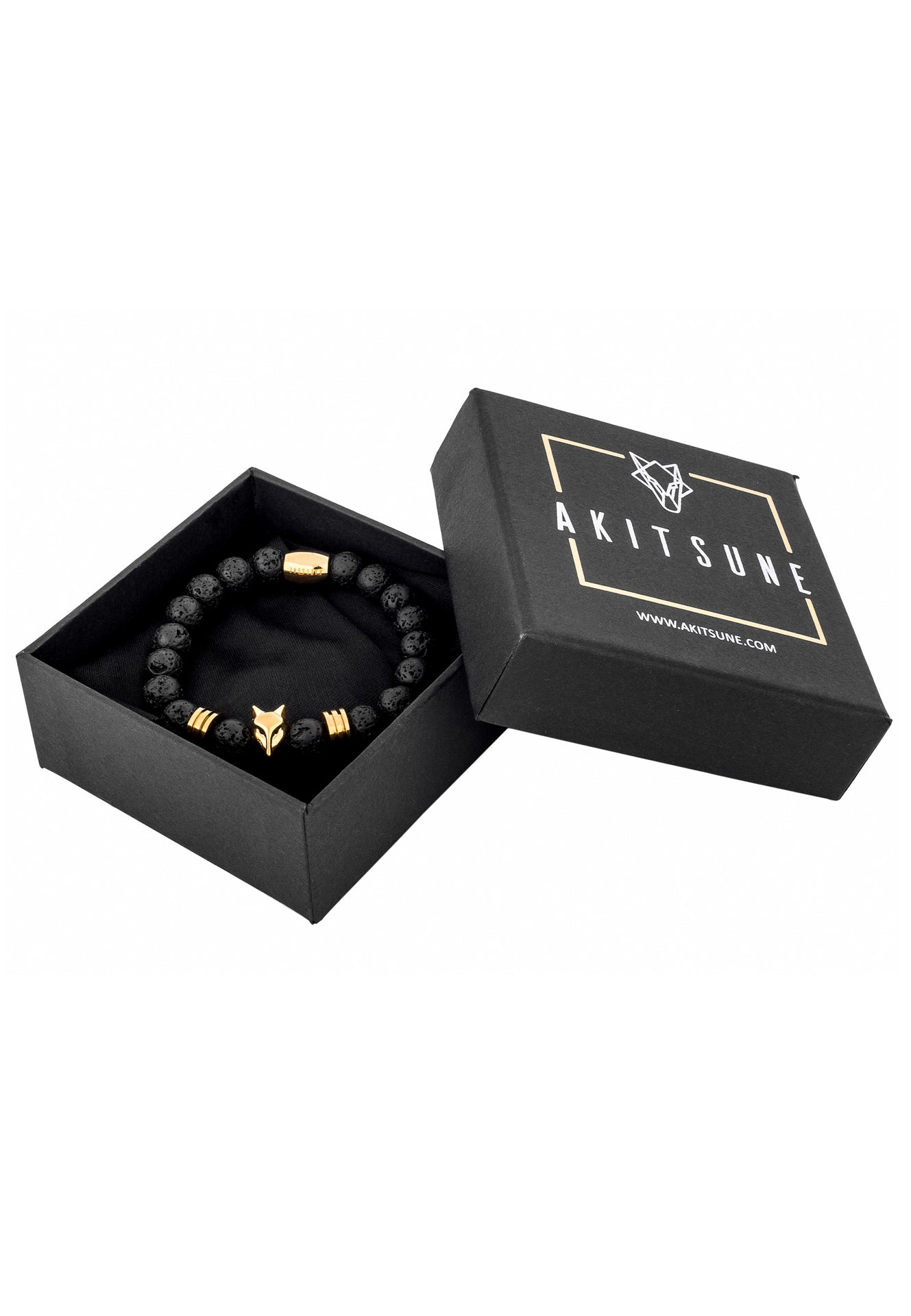 Obsidian-Bracelet-Gold-Lavastone-Black-Bead-Box-Packaging