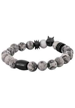 Obsidian-Bracelet-Matte-Black-Grey-Bead-Onyx-Back