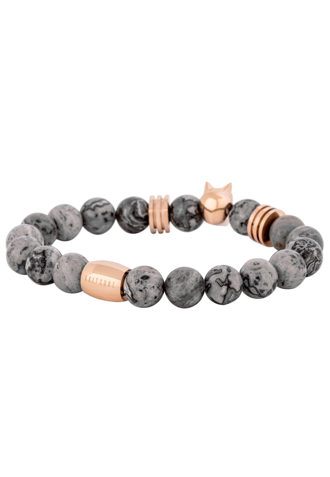 Obsidian-Bracelet-Rose-Gold-Darkgrey-Bead-Back
