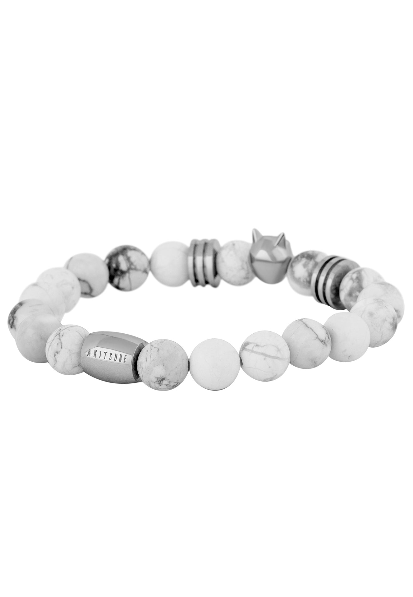 Obsidian-Bracelet-Silver-White-Bead-Onyx-Back