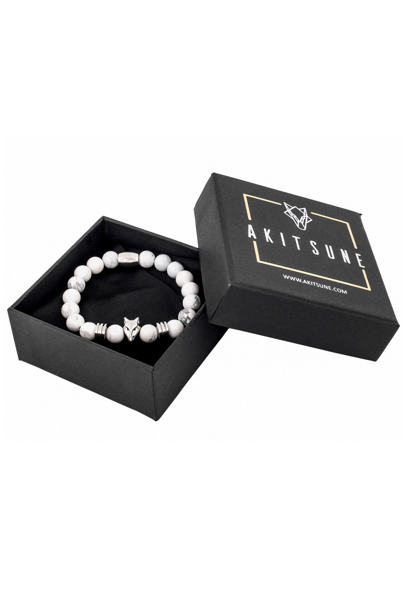 Obsidian-Bracelet-Silver-White-Bead-Onyx-Box-Packaging