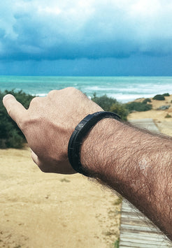Pax-Leather-Bracelet-Matte-Black-Black-Mood