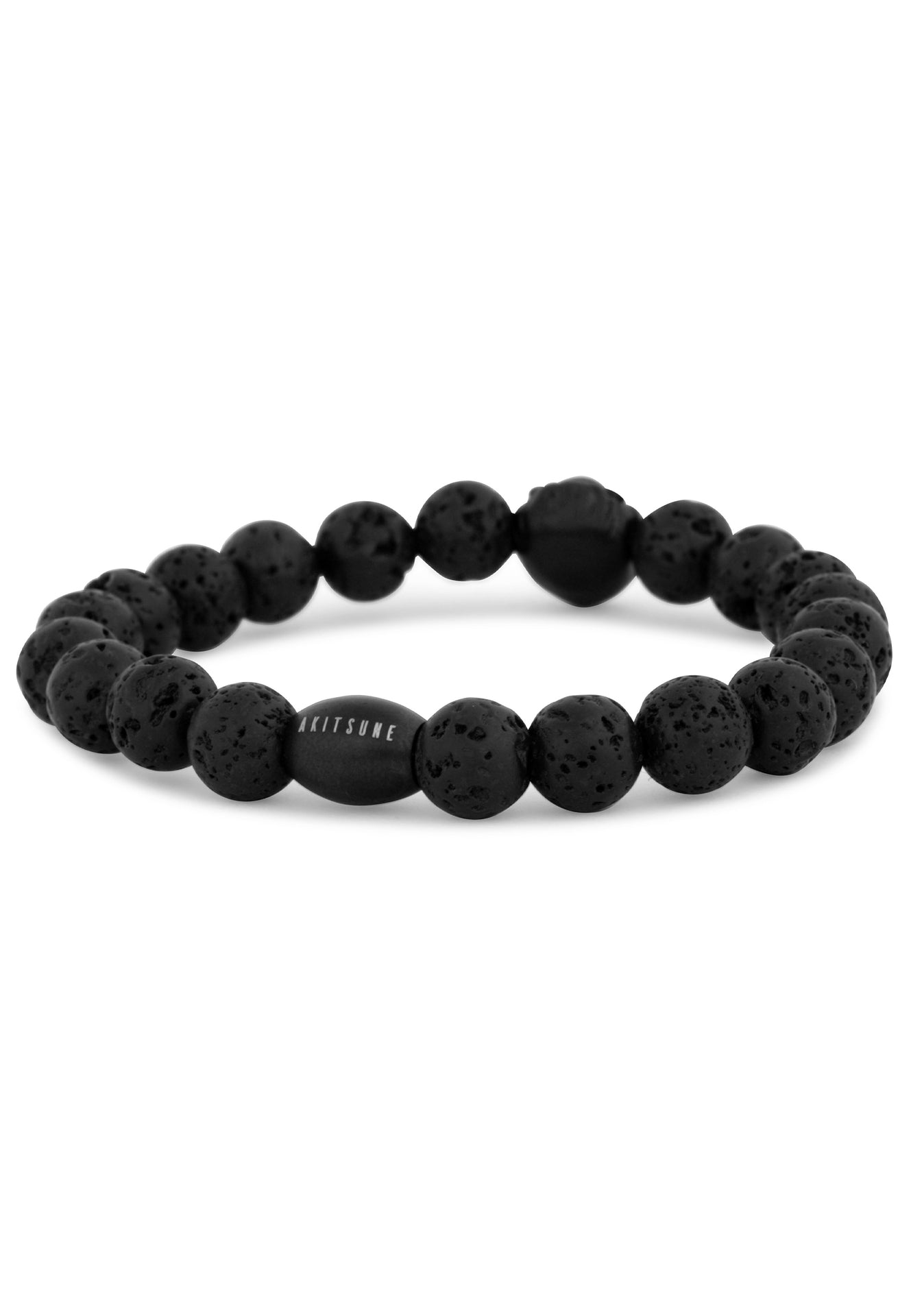 Regis-Beaded-Bracelet-Black-Black-Lavastone-Lion-Head-Back