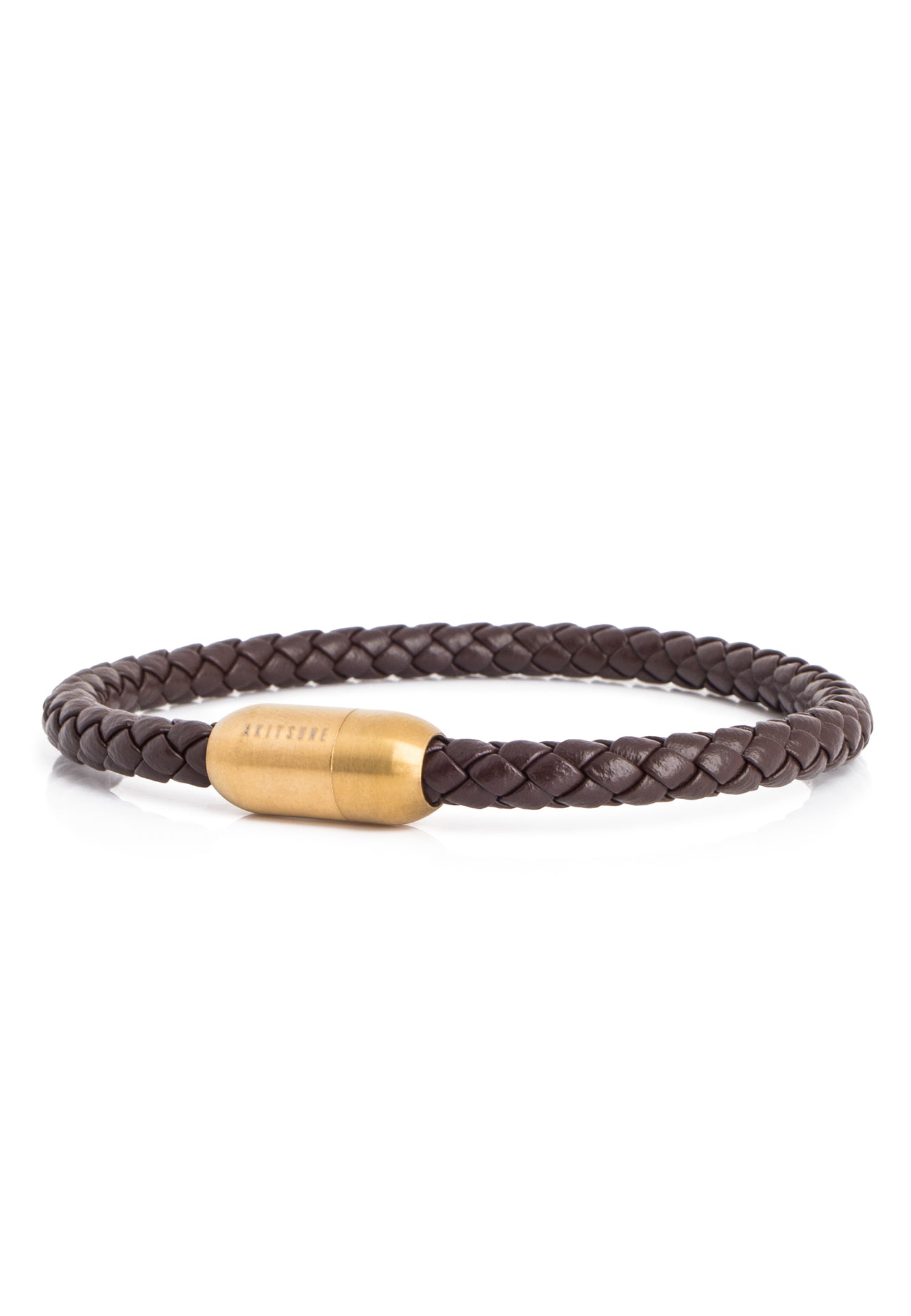 Silva-Leather-Bracelet-Gold-Brown